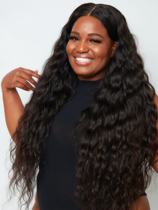 Old Faithful Inspired Raw Curly Closure Wig (Birthday Special)