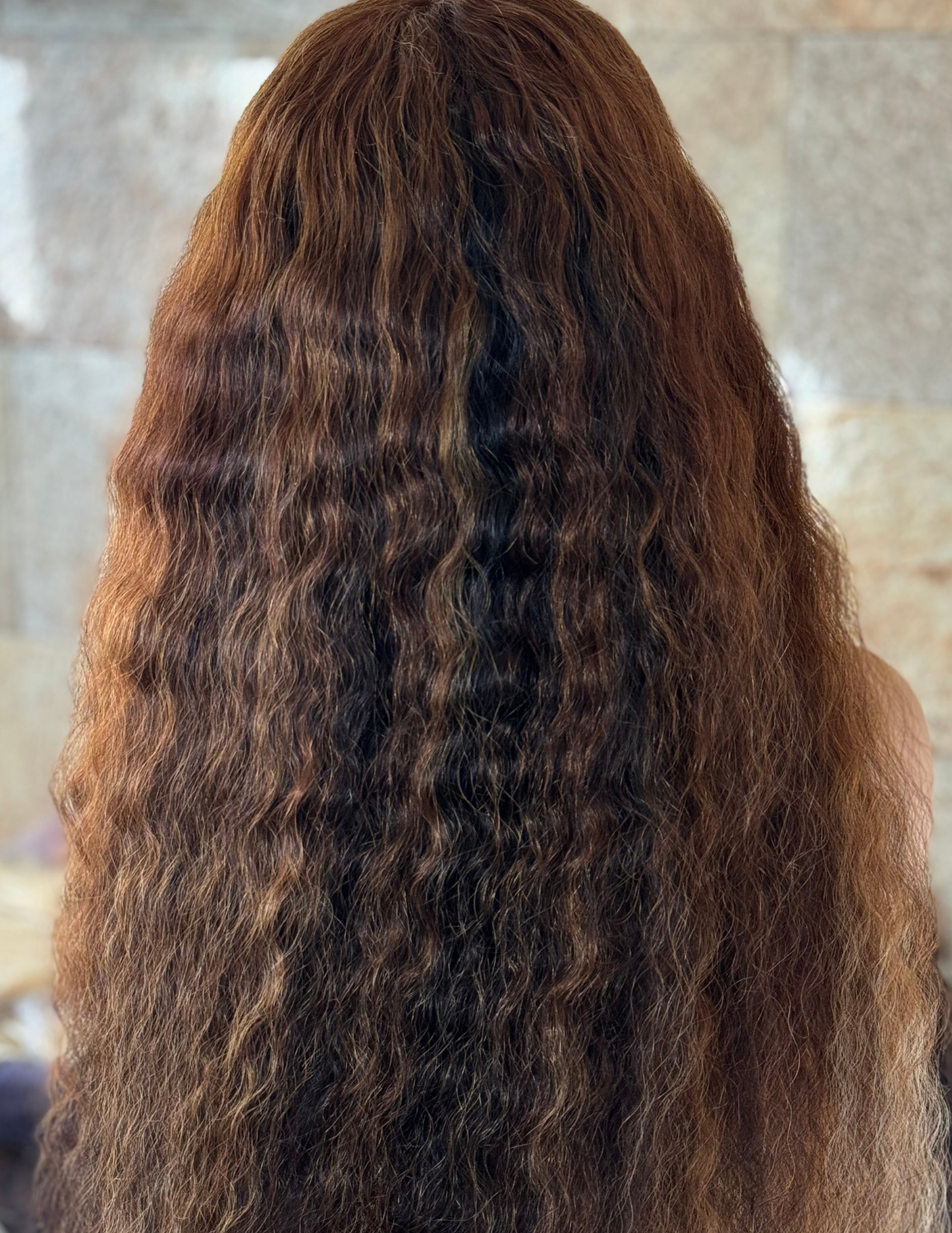 Custom Colored  Kinky Curly Unit